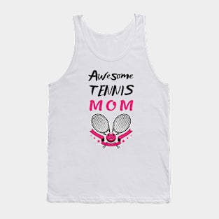 US Open Tennis Mom Racket and Ball Tank Top